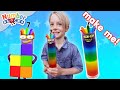 Jellylicious Rainbow Fun DIY Create Number Seven Jelly Learn To Count Numberblocks