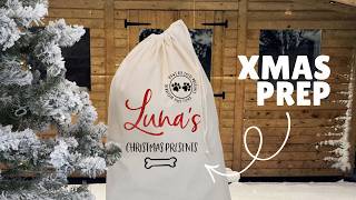 cosy Christmas makeover in the studio + making Etsy orders!