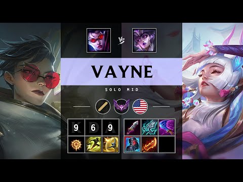 Vayne Mid vs Syndra - NA Master Patch 25.09