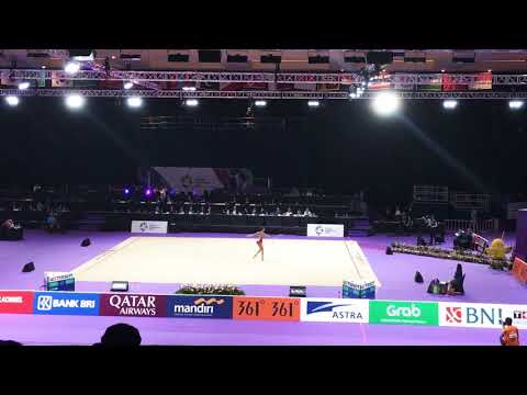 Nurinisso Usmanova (UZB) Hoop 2018 Asian Games Final