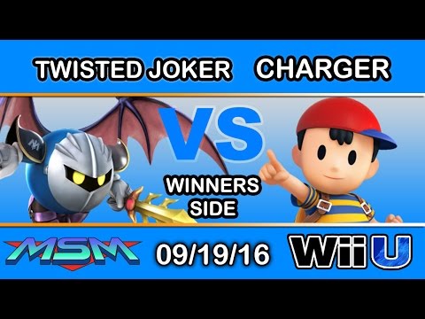 MSM 66 - Twisted Joker (Meta Knight) Vs. Charger (Ness) Winners Side - Smash Wii U