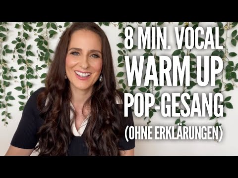 8 Min. Vocal Warm Up für Pop-Gesang (ohne Erklärungen) - Sing dich mit mir zusammen ein!