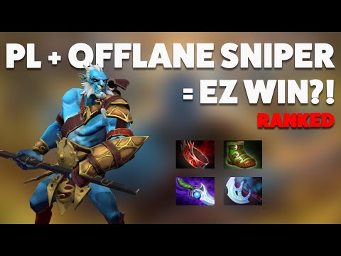 PL + OFFLANE SNIPER = EZ WIN?! (RANKED)