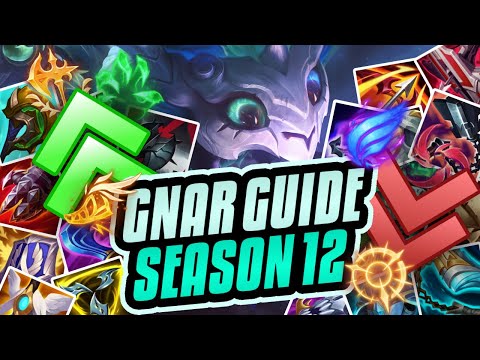ULTIMATE SEASON 12 GNAR GUIDE!!! Items, Runes, Abilities, Combos, & Macro Guide (League Of Legends)