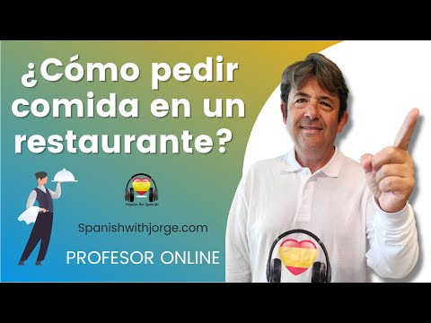 Cómo pedir comida en un restaurante