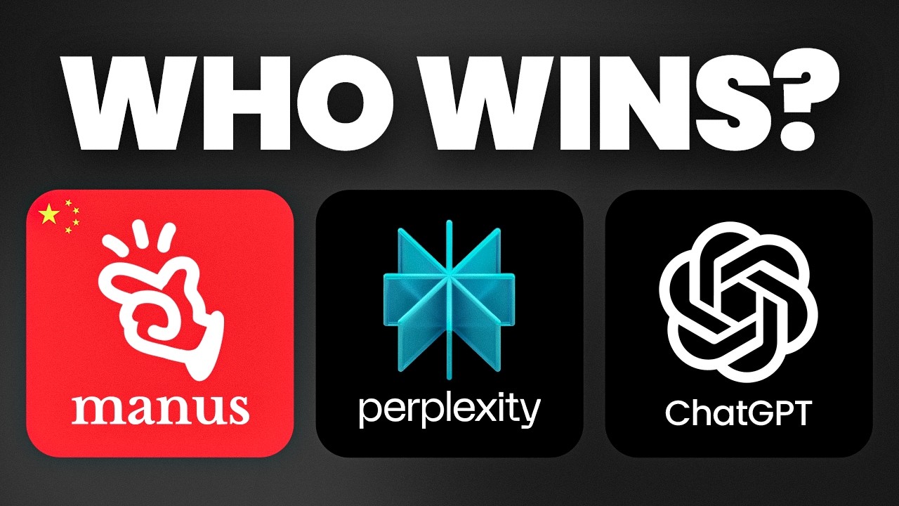 Manus vs ChatGPT vs Perplexity: Who's the Best! 🤯