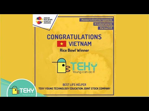ASEAN RICE BOWL STARTUP AWARDS - Khoảnh khắc vinh quang TEKY