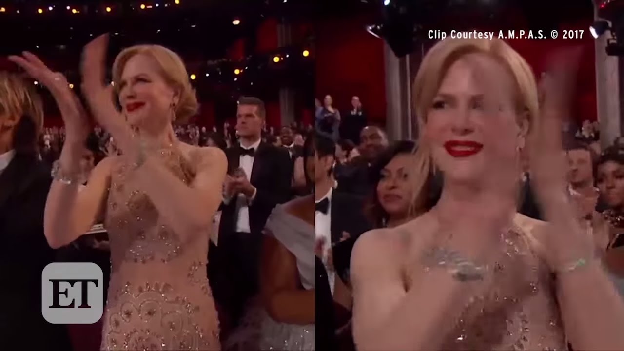 Nicole Kidman Stuns in 119 Carats of Jewels at Oscars -- But Her Clapping Confuses! thumnail