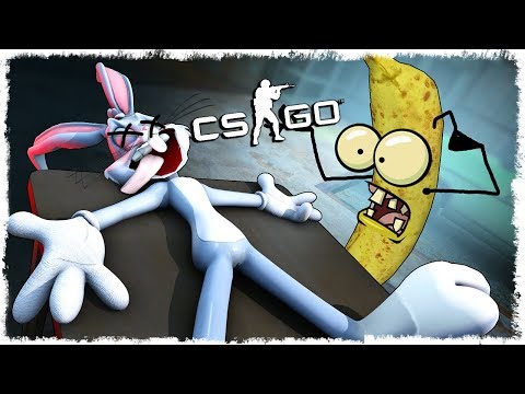 КРОЛЬ ТРОЛЛЬ vs БАНАН МАНЬЯК В CS:GO!!!