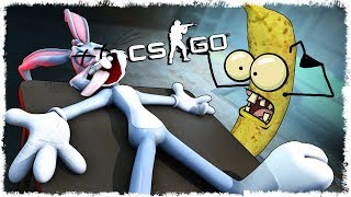 КРОЛЬ ТРОЛЬ vs БАНАН МАНЬЯК В CS:GO!!!