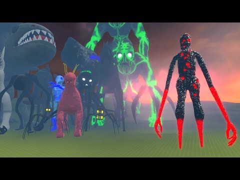 The Giant With Red Dots Vs Trevor Henderson Giants - GarrysMod Sandbox (Trevor Henderson Mod Pack)