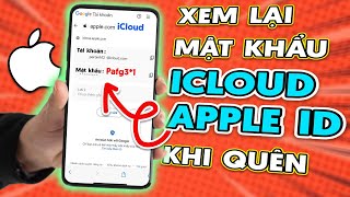 Cách Xem Lại Mật Khẩu ICLOUD - APPLE ID Của Mình Khi Quên | MỚI NHẤT 2025