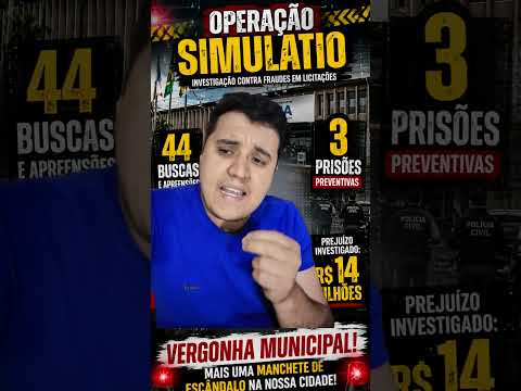 Operação Simulatio chega a Luziânia e apura suposto prejuízo de mais de R$ 14 milhões