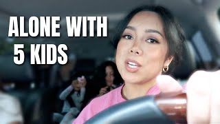 Traveling alone with 5 kids - @itsjudyslife