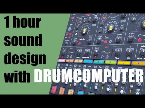 1 hour sound design w/ Drumcomputer