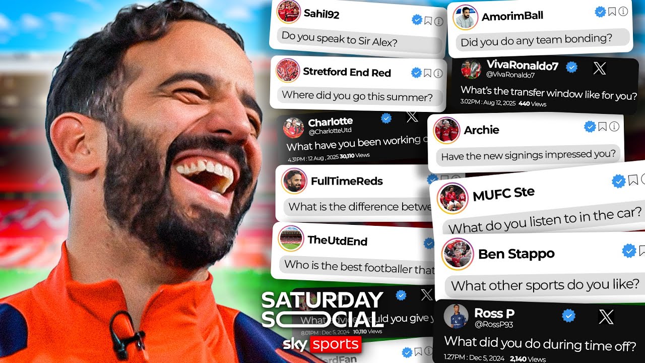 Ruben Amorim answers MORE of the internet’s most asked questions... | Ruben Amorim Fan Q&A