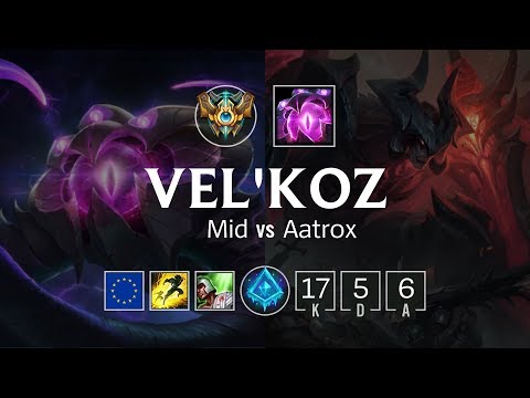 Vel'Koz Mid vs Aatrox - EUW Challenger Patch 8.21