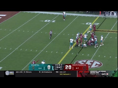 2025 USC vs Coastal Carolina - Nick Barrett, Shawn Murphy Turnover on Downs