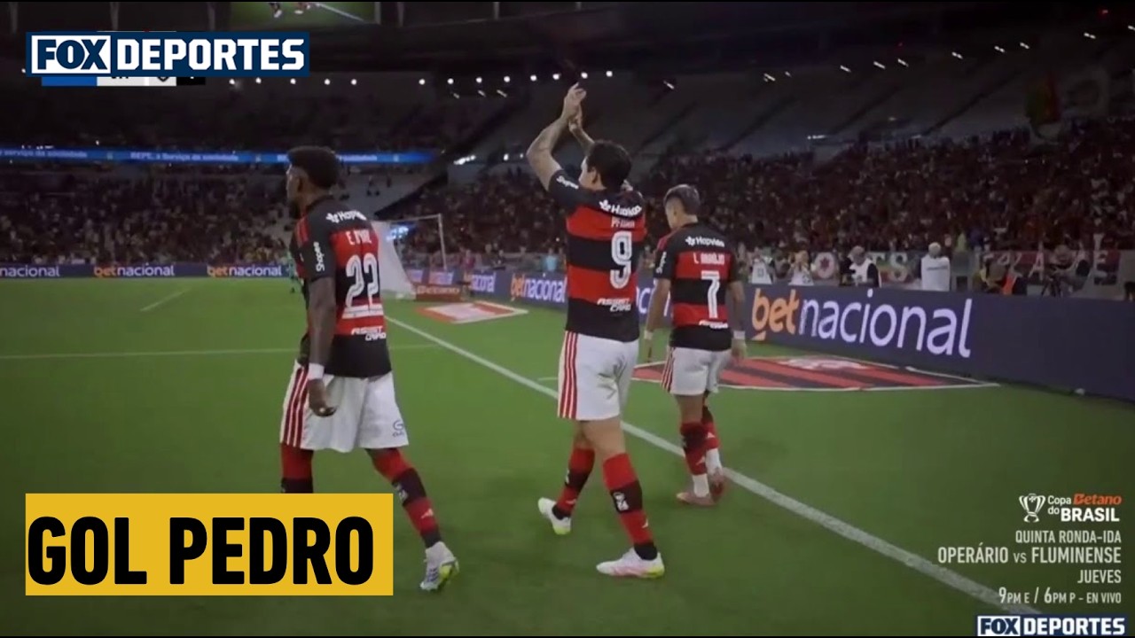 💪 GOL Pedro | Flamengo 2-1 Vitória | Quinta Ronda Ida | Copa de Brasil 2026