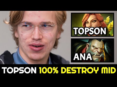 TOPSON Windranger 100% Destroy Mid ft ANA Unkillable Lycan Dota 2