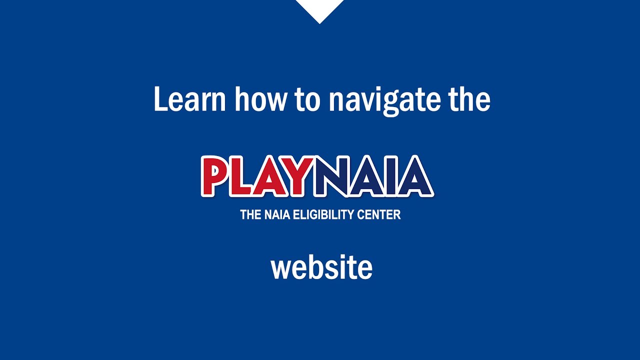How to navigate the PlayNAIA website