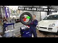 WHAT RED AND YELLOW DOT MEANS ON TIRES WHERE TO PUT RED DOT ON WHEEL