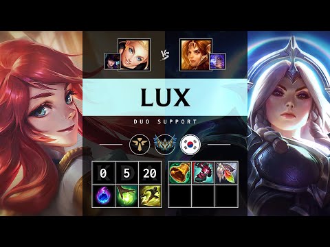 Lux Support vs Leona - KR Challenger Patch 25.21