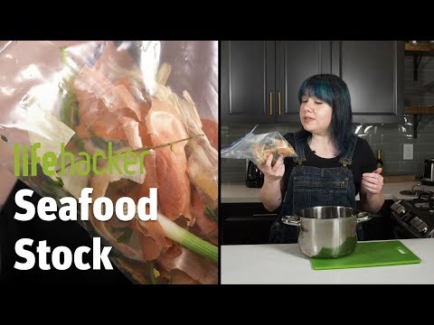 How To Turn Leftovers Into Seafood Stock | Eating Trash
