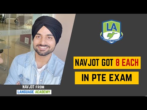 Navjot from India | 8 Each in PTE | Language Academy - PTE | NAATI | IELTS