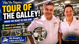 Inside the Galley 🍴 | Villa Vie Odyssey Cruise Ship Tour 🛳️