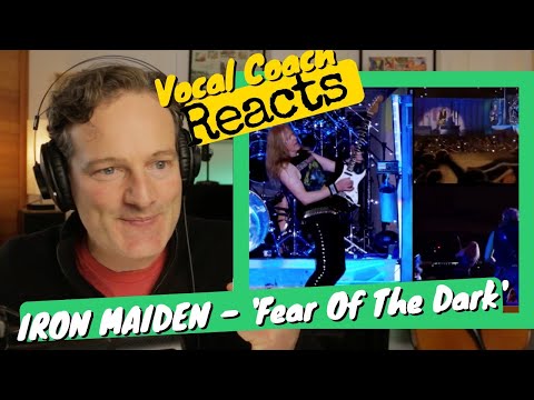 Vocal Coach REACTS - IRON MAIDEN 'Fear Of The Dark' (Live in Rio)