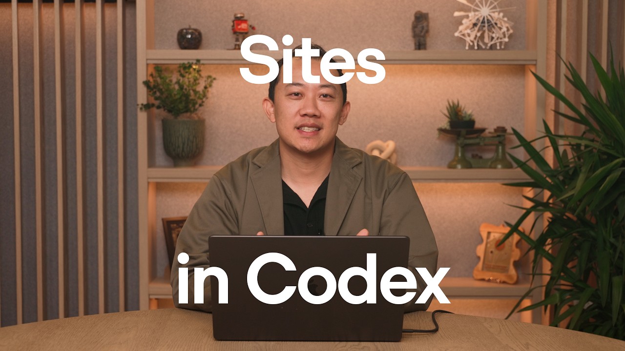 Introducing Sites in Codex - OpenAI Youtube
