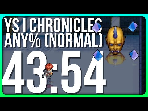 Ys I Chronicles - Any% (Normal) Speedrun in 43:54 (World Record)
