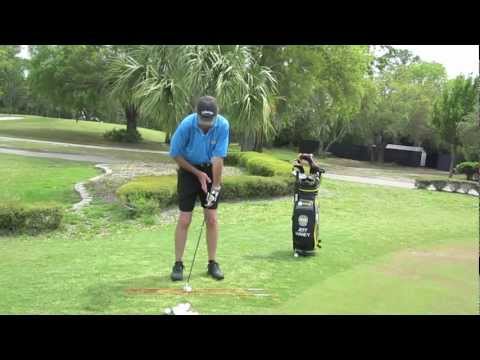PGA Pro Short Game Golf Lesson. 7 Iron Chip and Run