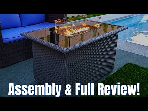 Fire Pit Table Unboxing and Setup | GAS FIRE PIT - ORTHLAND - REVIEW