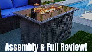 Fire Pit Table Unboxing and Setup | GAS FIRE PIT - ORTHLAND - REVIEW