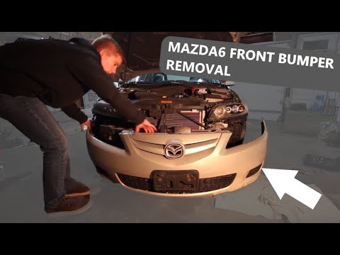 Mazda 6 Front Bumper Removal (2002-2008) DIY