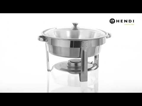 Degia pasta pašildomas stalo marmitas sriuboms, HENDI, Kitchen Line, 3,5L, ⌀390x270mm (470619) video