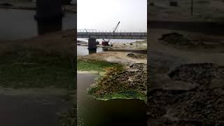 preview picture of video 'Kasganj Bareilly city passenger approaching ramganga bridge'