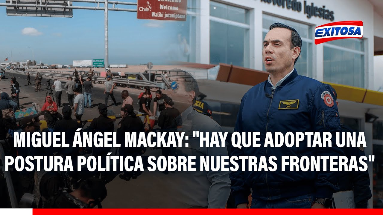 🔴🔵 Miguel Ángel Rodríguez Mackay: "Hay que adoptar una postura política sobre nuestras fronteras"