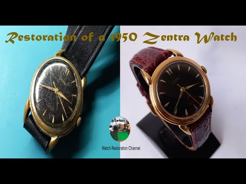 Restoration of a 1950 Zentra Mechanical Watch