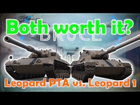 Leopard PTA vs, Leopard 1 | Both worth it? | German sniper tanks comparison | WoT with BRUCE