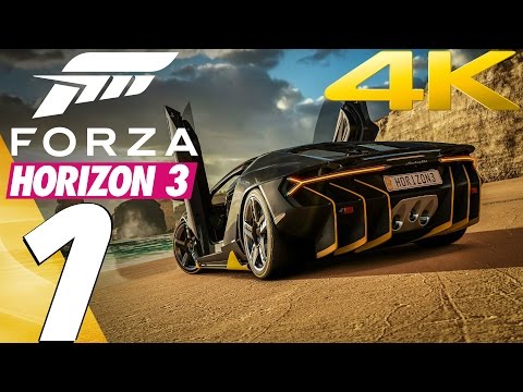 Forza Horizon 3 - Gameplay Walkthrough Part 1 - Prologue & Review [4K 60FPS ULTRA] PC, Xbox One X
