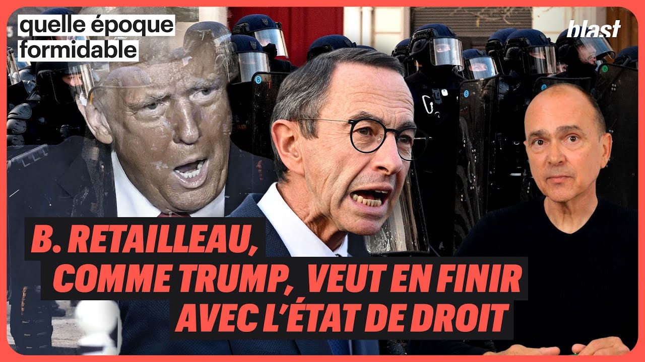 B. RETAILLEAU, COMME TRUMP, VEUT EN FINIR AVEC L’ÉTAT DE DROIT