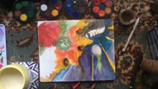 Richard Feynman- Beauty | Art Time-lapse