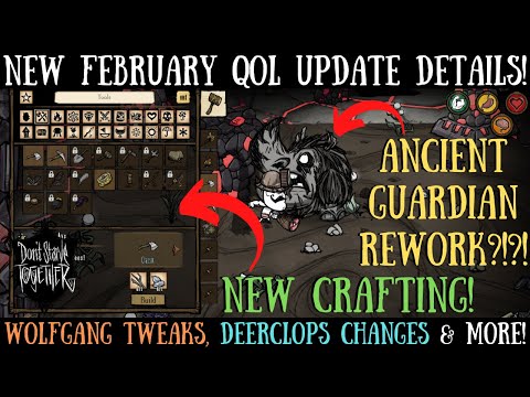 March Quality of Life Update Details - Ancient Guardian Rework, Crafting Changes & More!