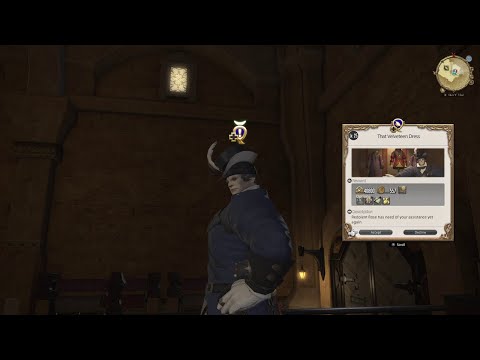 FFXIV Weaver Class Quest: That Velveteen Dress