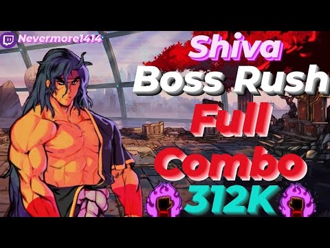 Streets Of Rage 4 Shiva - Boss Rush Full Combo - V07