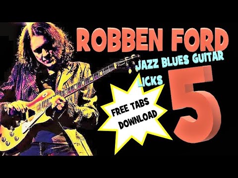 robben ford jazz blues licks free tab PDF download