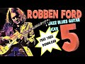 robben ford "RED ROOSTER" blues jazz  5 GUITAR LICKS free tab PDF  tutoriales para tocar RIFFS